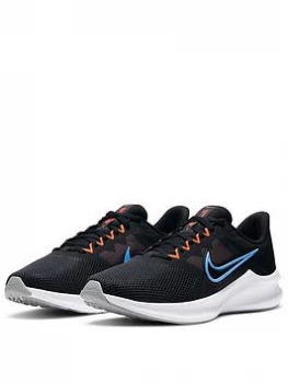 Image of Nike Downshifter 11 - Black/Orange, Size 7, Men