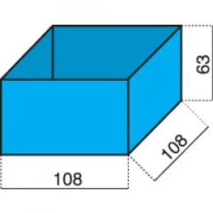 Image of Assortment case insert L x W x H 108 x 108 x 63mm Alutec No. of compartments 1