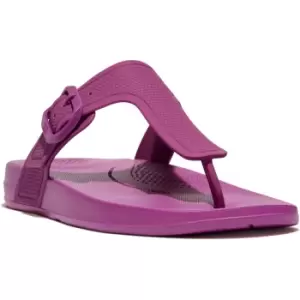 Image of Fitflop Womens iQUSHION Adjustable Buckle Flip Flops UK Size 7 (EU 41)