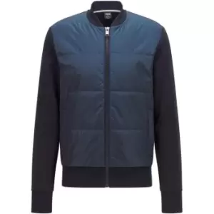 Image of Boss Skiles Padded Sweater - Blue
