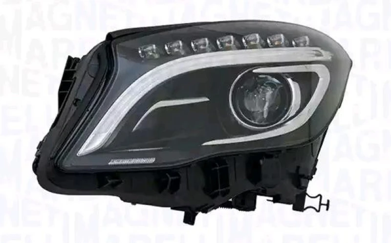 Image of MAGNETI MARELLI 711307024372 Headlights LED, without LED control unit for daytime running-/position ligh, Left, with bulbs, Bi-Xenon Headlight (259)
