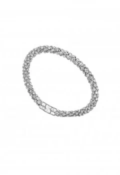 image of Guess Crystals Glamazon Silver Bangle