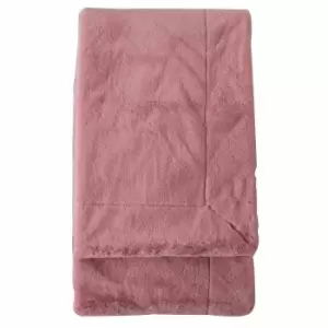 Image of Crossland Grove Faux Fur Throw Blush 1400x1800mm