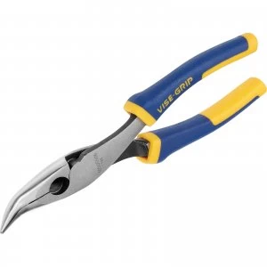 Image of Irwin Vise Grip Bent Long Nose Pliers 200mm