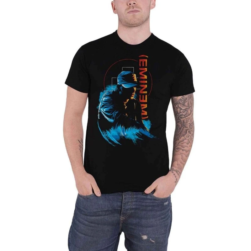 Image of Eminem Eminem Men In Brackets T-Shirt in Black Size: Medium Black M Male 5063238501225