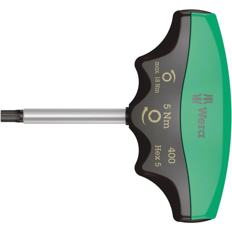 Image of Wera 400 5mm Hex Plus Torque Indicator Screwdriver 5005081001 Torque Range: 5.0Nm