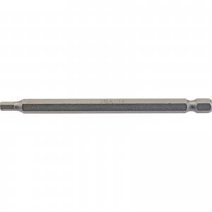 Image of Draper Hex Screwdriver Bit Hex 4mm 100mm Pack of 1