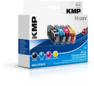 Image of KMP H108V ink cartridge 4 pc(s) CMYK