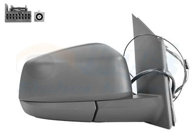 Image of VAN WEZEL Wing mirror VAN WEZEL 5707816