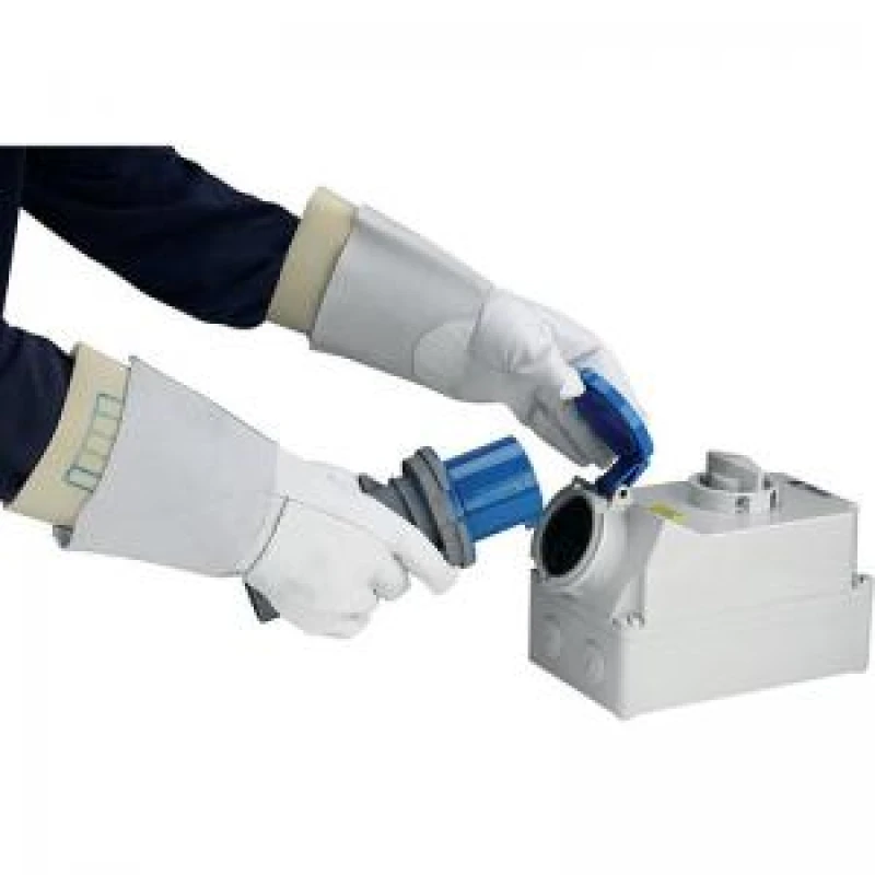 Image of Beeswift Electrician Gloves Cover White 10 EGC10