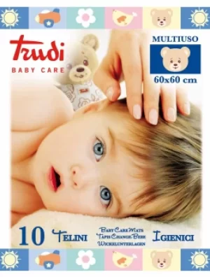 Image of Trudi Baby Care Multipurpose Hygienic drape 60x60cm 10 Pieces