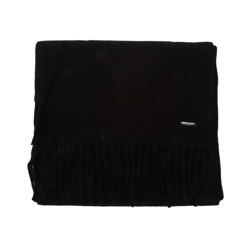Image of Boss Mens Styven Midweight Scarf Black male Adults