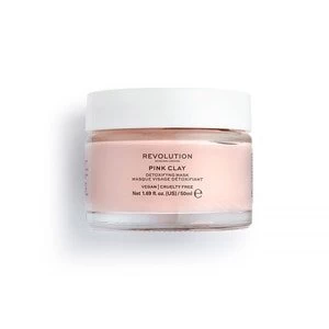 image of Revolution Skincare Pink Clay Detoxifying Face Mask