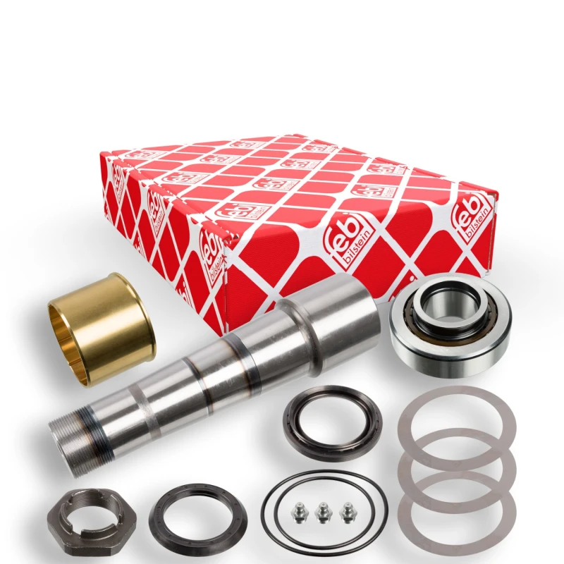 Image of FEBI BILSTEIN 104538 Repair Kit, stub axle pin Front Axle Right Repair Kit,stub axle pin (652)