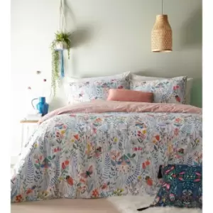 Image of Furn Mini Nature Duvet and Pillowcase Set (Double) (Multicoloured)