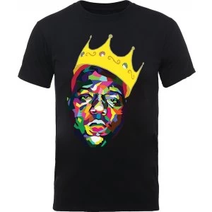 Image of Biggie Smalls - Crown Mens Small T-Shirt - Black