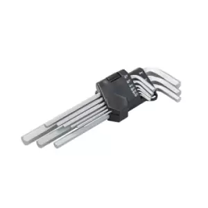 Image of King Dick Hex Key Wrench Set AF 9pce - 1/16" - 3/8"