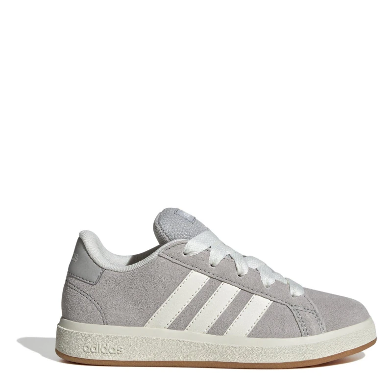 Image of adidas Grand Court 00s Trainers Juniors Grey/Gum male 5.5 (38.7)