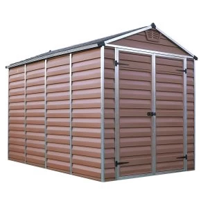 Image of Palram SkyLight Shed 6 x 10 - Amber