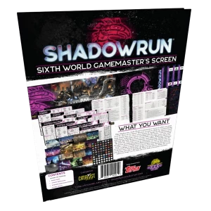 image of Shadowrun Sixth World GM Screen