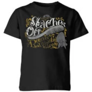 Image of Looney Tunes ACME 'Stache Off Kids T-Shirt - Black - 11-12 Years