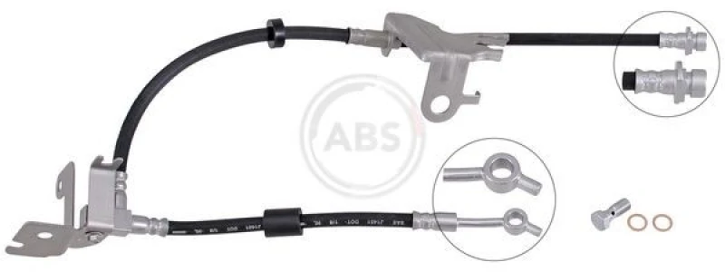 Image of A.B.S. Brake hose A.B.S. SL 6738