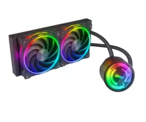 Image of Akasa SOHO 240 Processor All-in-One liquid cooler 12cm Black