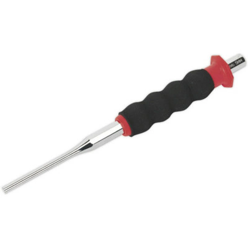 Image of Loops 5mm Sheathed Parallel Pin Punch - Contoured Foam Grip - Chrome Molybdenum Steel Metallics