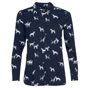 Image of Barbour Womens Safari Shirt Country Bee Print 10