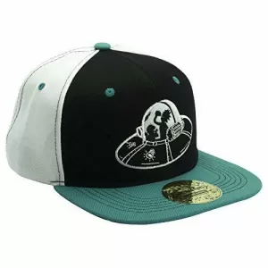 Image of Rick & Morty - Spaceship Snapback Cap - Black/Blue