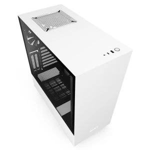 Image of NZXT H510i Midi Tower RGB Gaming Case - White Tempered Glass