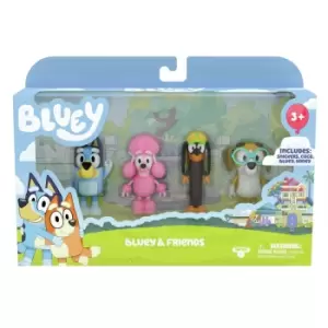 Image of Bluey and Friends 4 Figure Pack