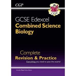 Image of Grade 9-1 GCSE Combined Science: Biology Edexcel Complete Revision & Practice with Online Edn Paperback / softback...