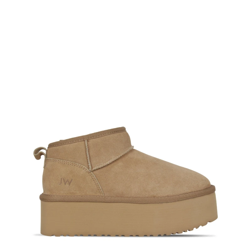 Image of Jack Wills Platform Snug Boots Womens Sand female 4 (37)