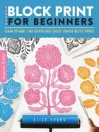 Image of block print for beginners learn to make lino blocks and create unique relie