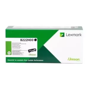 Image of Lexmark B222H00 Black Laser Toner Ink Cartridge