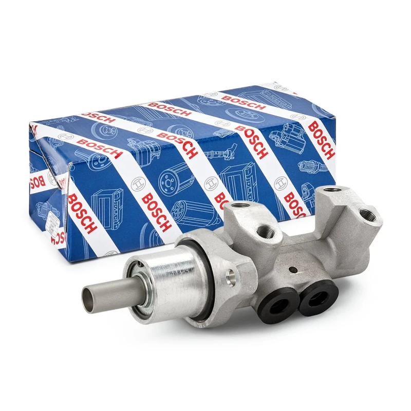 Image of Bosch 0 986 481 017 Master Cylinder Number of connectors: 5, without brake fluid reservoir Aluminium Master Cylinder,brakes (258)