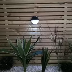 Image of 11cm LED Outdoor Solar Wall Mounted Garden Fence Light