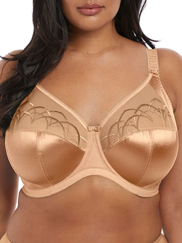 Image of Elomi Womens Cate Underwired Bra in Nude Size: 36G Nude Female 36G