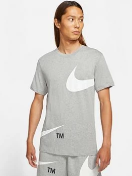 Image of Nike NSW Mens T-Shirt - Dark Grey, Size S, Men