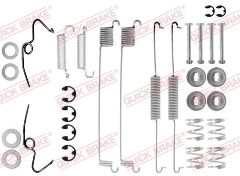 Image of QUICK BRAKE Brake shoe fitting kit QUICK BRAKE 105-0641