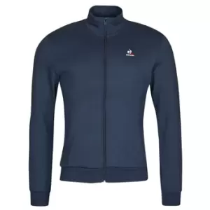 image of Le Coq Sportif ESS FZ SWEAT N 3 M mens Tracksuit jacket in Blue - Sizes XXL,S,M,L,XL,XS