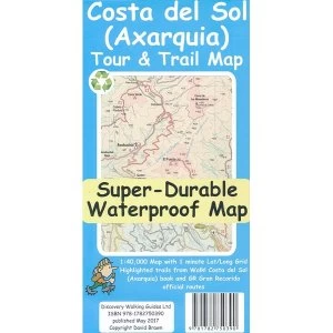 image of Costa del Sol (Axarquia) Tour and Trail Super-Durable Map