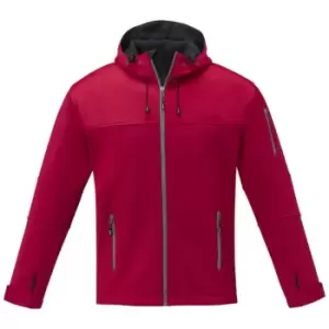 image of Elevate Mens Match Soft Shell Jacket (3XL) (Red)