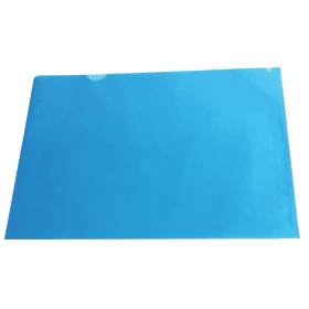 image of Nice Price Blue Cut Flush Folders Pack of 100 WX01486