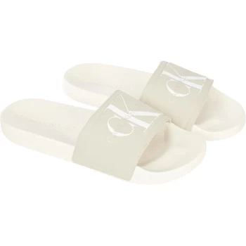 Image of Calvin Klein Jeans Logo Sliders - Unbleached