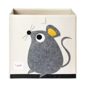 image of 3 Sprouts Storage Box - Grey Mouse