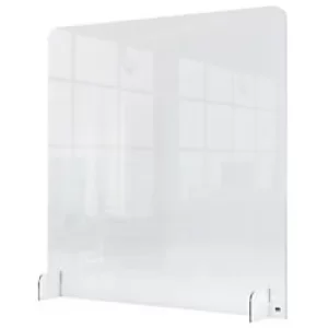 image of Nobo Protection Screen Acrylic Transparent 700 x 850 mm