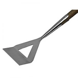 image of Faithfull Prestige Stainless Steel Dutch Hoe Ash Handle