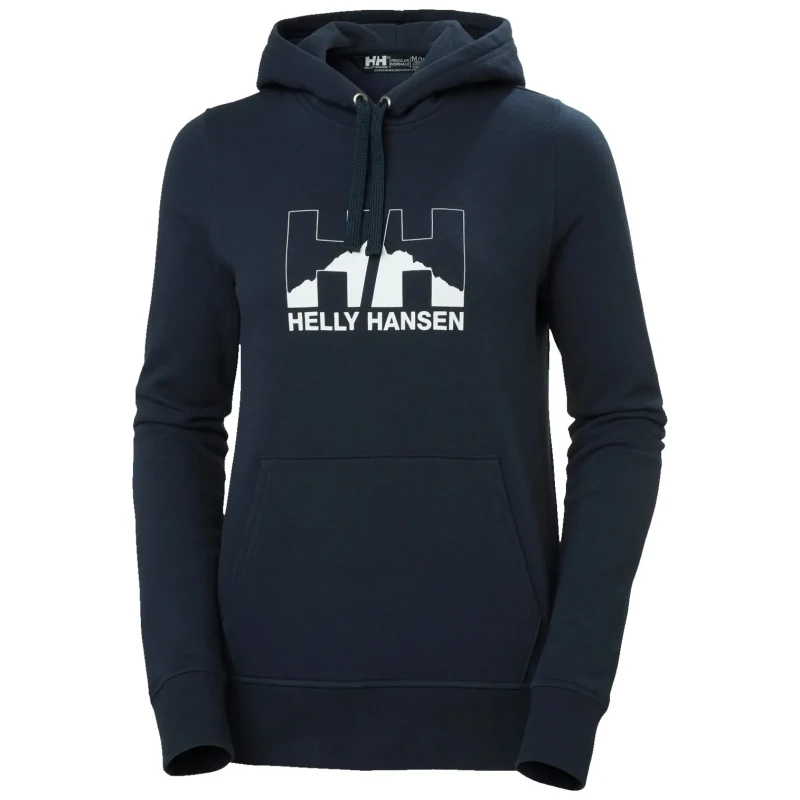 Image of Helly Hansen Womens Hoodie Helly Hansen Nord graphic Bleu Female L